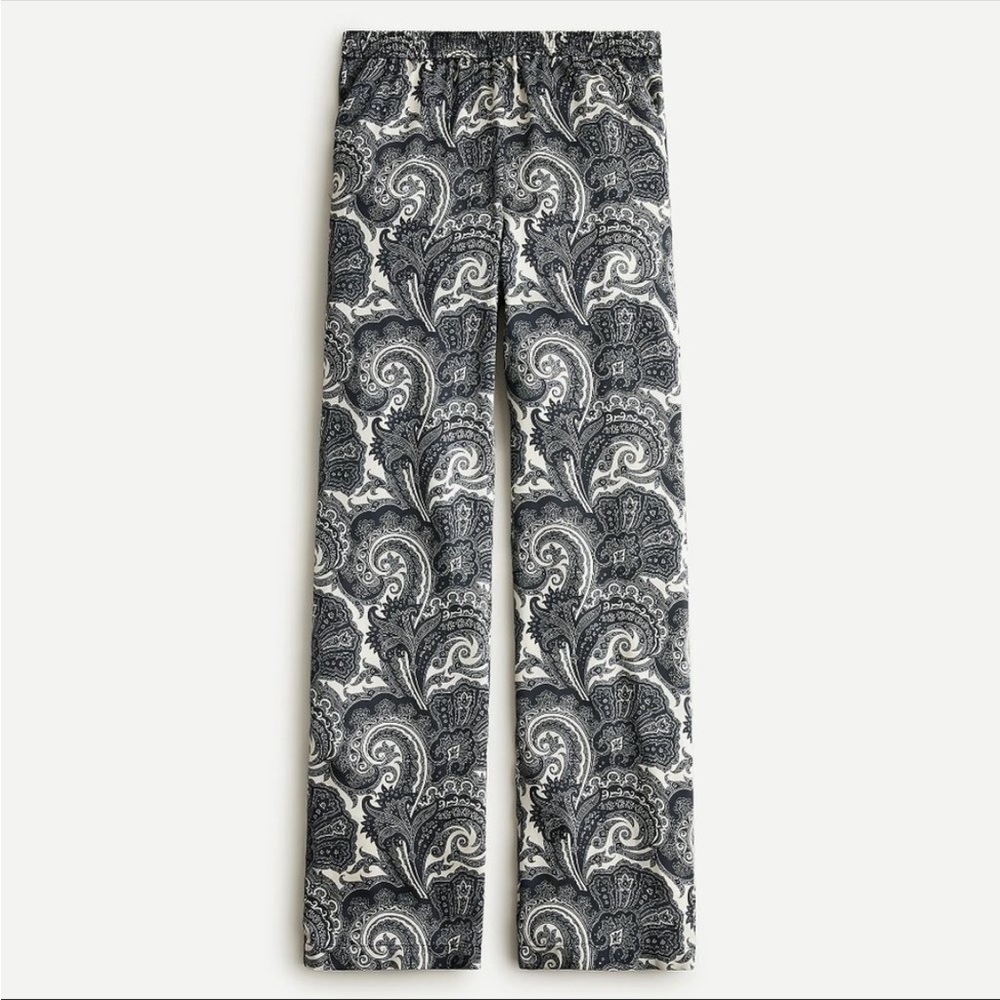 J. Crew Collection Sun Paisley Pants Size 6